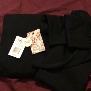 Black Fleece Leggings